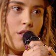 Yvette face à Liv Del Estal dans "The Voice 7" sur TF1, le 14 avril 2018.