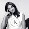 Tournage d'une publicité Calvin Klein avec Kendall Jenner. Mars 2020