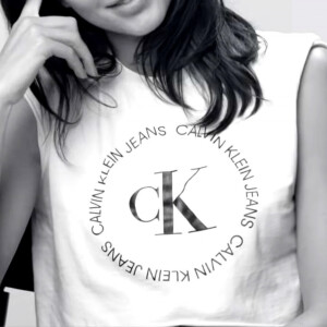 Tournage d'une publicité Calvin Klein avec Kendall Jenner. Mars 2020