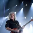 Le guitariste Brian May lors du concert du groupe Queen et Adam Lambert à Amsterdam, le 30 Janvier 2015.