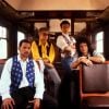 John Deacon, Freddie Mercury, Roger Taylor et Brian May - Les membres du groupe Queen à Londres. © Photoshot/PCN/ABACAPRESS.COM