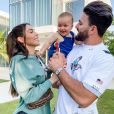 Nabilla, Thomas et Milann le 22 mai 2020 sur Instagram.