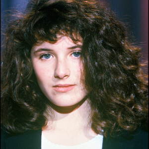 Elsa Lunghini lors d'une émission télé en 1987