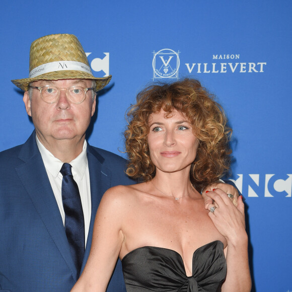 Elsa Lunghini avec Dominique Besnehard lors de la cérémonie de clôture du festival d'Angoulême en août 2018. © Coadic Guirec/BestImage