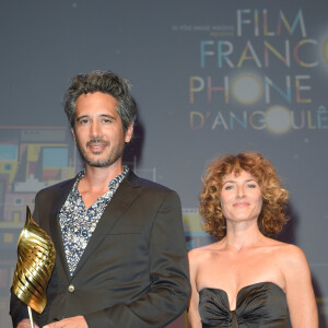 Elsa Lunghini avec le réalisateur Jean-Bernard Marin lors de la cérémonie de clôture du festival d'Angoulême en août 2018. © Coadic Guirec/BestImage