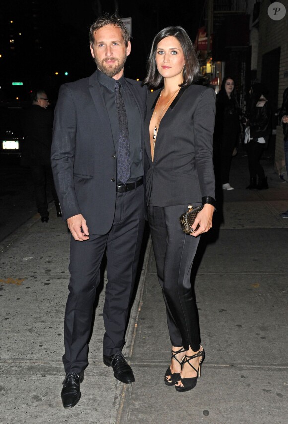 Josh Lucas et Jessica Ciencin Henriquez - Première du film "Big Sur" à New York, le 28 octobre 2013.