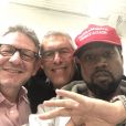 Lucian Grange, Lyor Cohen et Kanye West. Avril 2018.