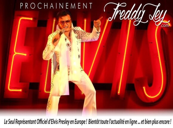 Freddy Ley, sosie officiel d'Elvis Presley. Facebook le 1er août 2015.