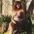 Fanny Agostini, enceinte de son premier enfant. Instagram, avril 2020.