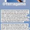 Tommy Dorfman dénonce l'engagement hypocrite contre le racisme de la marque Salvatore Ferragamo. Avril 2020.