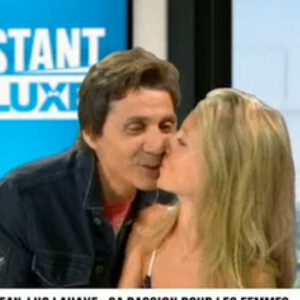 Jean-Luc Lahaye invité sur le plateau de "L'instant de Luxe", sur Non Stop People. Le 8 juin 2020.