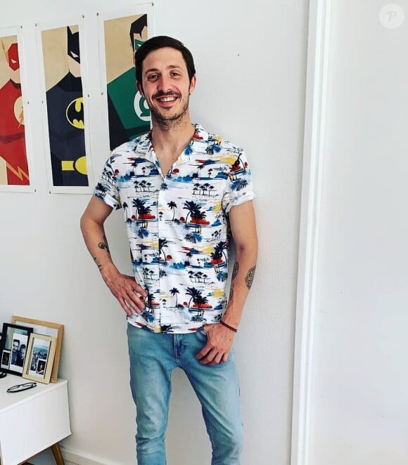 Grégoire de la "Star Academy" souriant sur Instagram, le 27 mai 2020