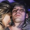 Aaron Carter et sa petite amie, Melanie Martin, sur Instagram, le 22 février 2020.