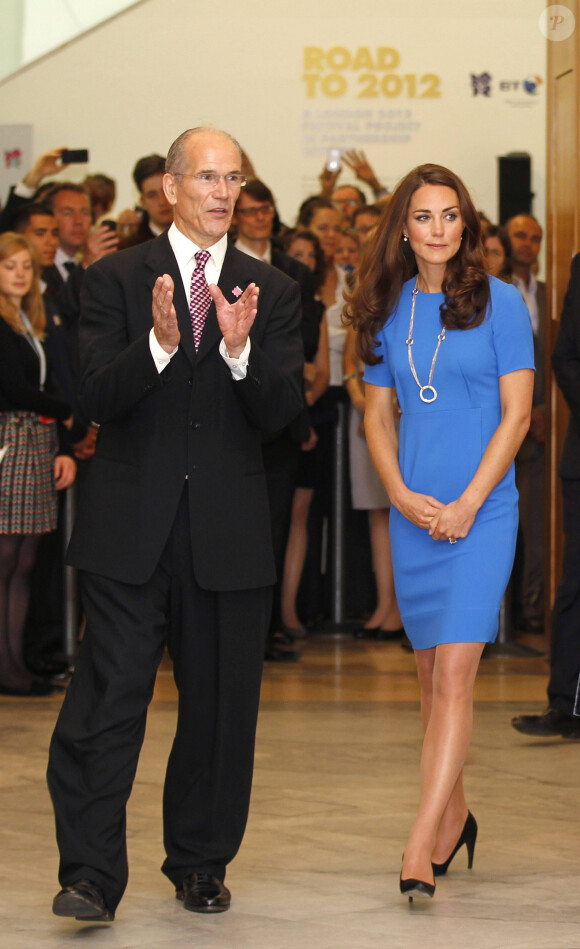 Kate Middleton en visite à la National Portrait Gallery à Londres, en 2012.