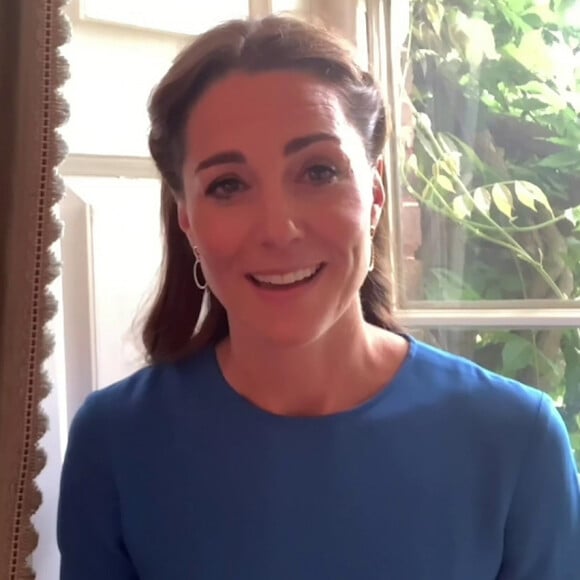 Kate Middleton, duchesse de Cambridge, encourage les Britanniques à participer à un projet de photos autour du confinement, lié au coronavirus (Covid-19), en collaboration avec la National Portrait Gallery. Londres. Le 10 juin 2020.