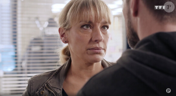 Julie Debazac dans la série "Demain nous appartient", diffusée sur TF1.