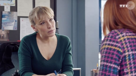 Julie Debazac dans la série "Demain nous appartient", diffusée sur TF1.