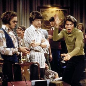 Ashton Kutcher, Danny Masterson, Topher Grace et Wilmer Valderrama dans la série "That '70s Show".