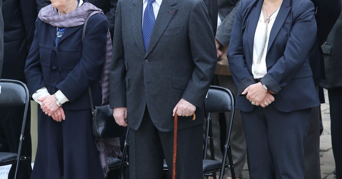 Jacques Delors et sa femme Marie, Martine Aubry Obsèques de Pierre Mauroy aux Invalides à Jacques Delors et sa femme Marie, Martine Aubry Obsèques de Pierre Mauroy aux Invalides à