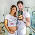 Mélanie Dedigama annonce être enceinte de Vincent, le 1er janvier 2019, sur Instagram