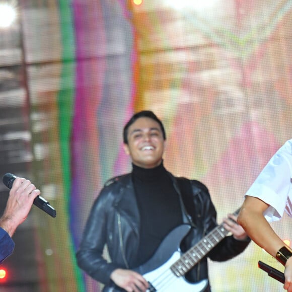 Enregistrement de l'émission "Tous ensemble pour la Musique" à l'AccorHotels Arena, à l'occasion de la fête de la musique 2020 à Paris le 18 juin 2020. © Cyril Moreau/ Veeren Ramsamy / Bestimage