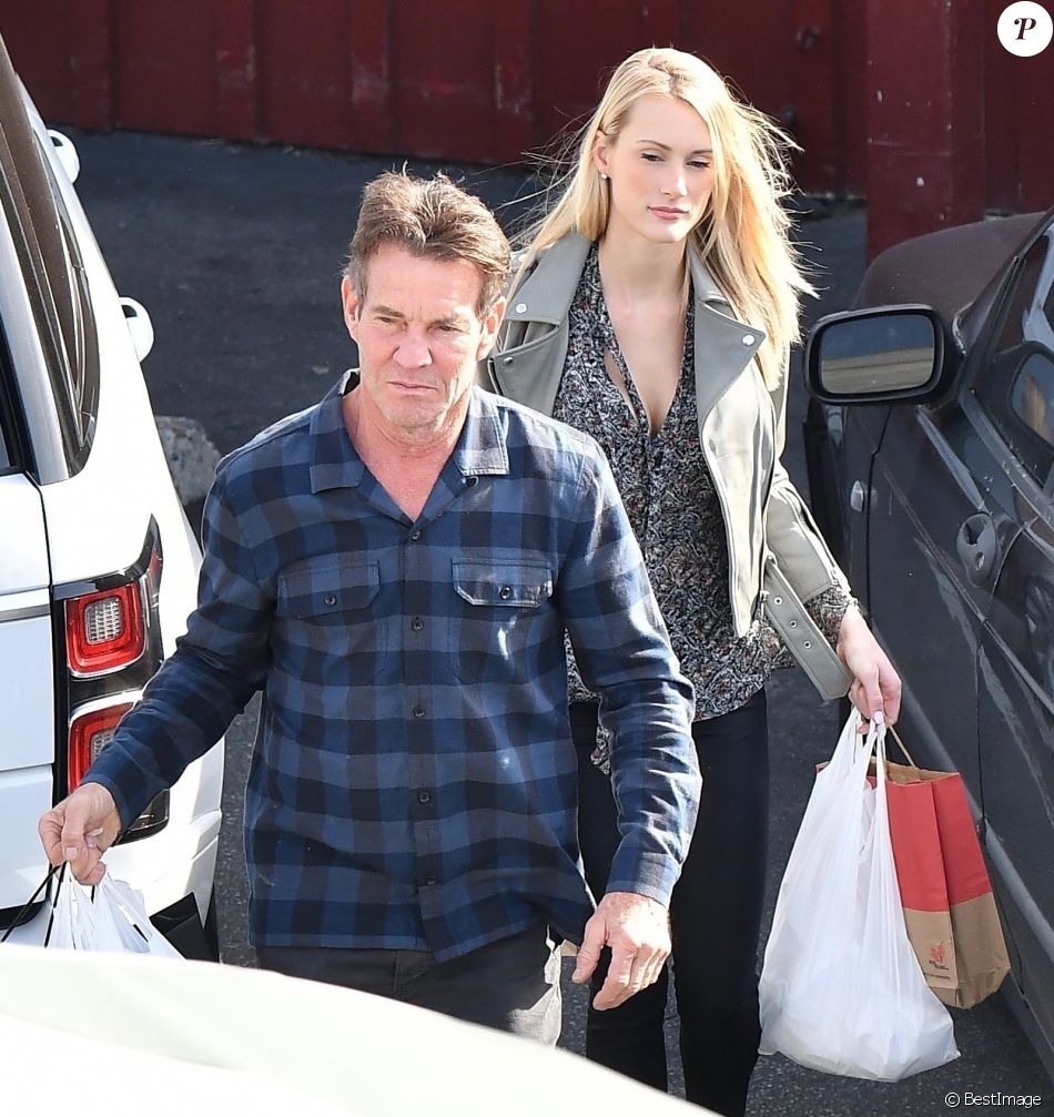 Exclusif - Dennis Quaid, 65 ans, et sa fiancée Laura Savoie, 26 ans, en ...