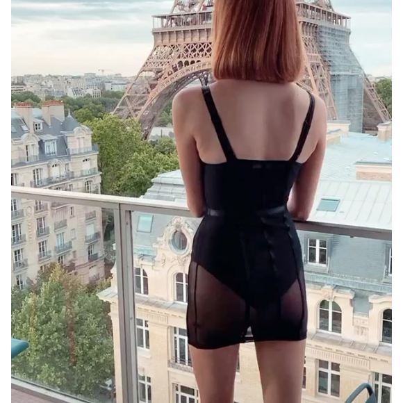 Maëva Coucke, le 27 juin 2020 à l'hôtel Pullman (Paris).