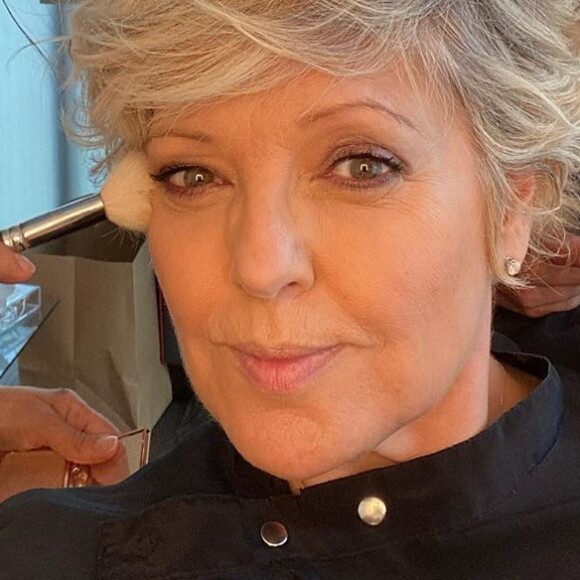 Laurence Boccolini en pleine préparation pour "Le Grand concours des animateurs", le 11 juin 2020