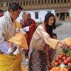 Le roi et la reine du Bhoutan, Jigme Khesar et son épouse Jetsun Pema, avec leurs deux garçons, sur Instagram, le 30 juin 2020.