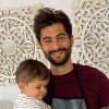 Benoît Assadi et son fils Juliann, le 14 juin 2020, sur Instagram