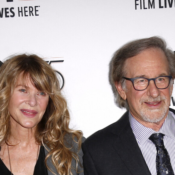 Steven Speilberg et sa femme Kate Capshaw et leurs enfants Sawyer Avery Spielberg, Destry Allyn Spielberg - Première du film "Speilberg" lors du festival du film de New York le 5 octobre 2017.