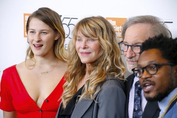 Destry Allyn Spielberg, Kate Capshaw, Steven Spielberg et Theo Spielberg - Première du film "Speilberg" lors du festival du film de New York le 5 octobre 2017.