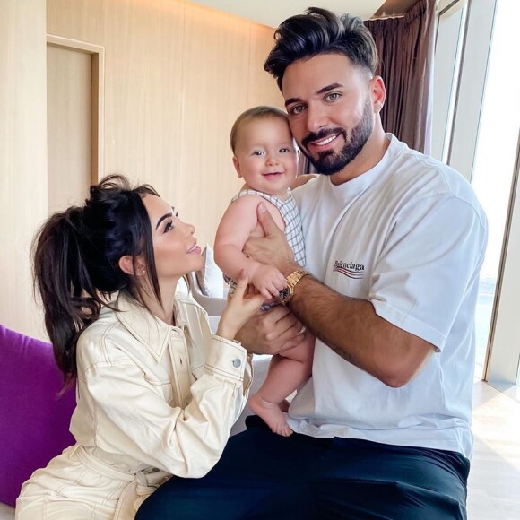 Nabilla, Thomas et Milann le 20 juin 2020 sur Instagram.