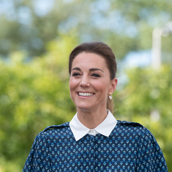 Catherine Kate Middleton, duchesse de Cambridge lors d'une visite à l'hôpital Queen Elizabeth Hospital à King's Lynn le 5 juillet 2020.