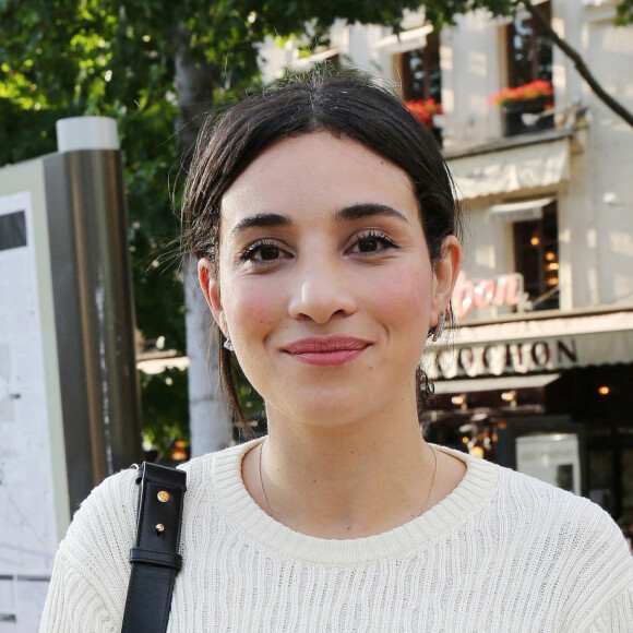 Exclusif - Camelia Jordana à son arrivée à la première du film "La nuit venue" aux Halles à Paris. Le 2 juillet 2020