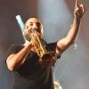 Ibrahim Maalouf avec le Haidouti Orkestar sur la scène Masséna durant le Nice Jazz Festival à Nice, le 19 juillet 2019. © Bruno Bebert / Bestimage