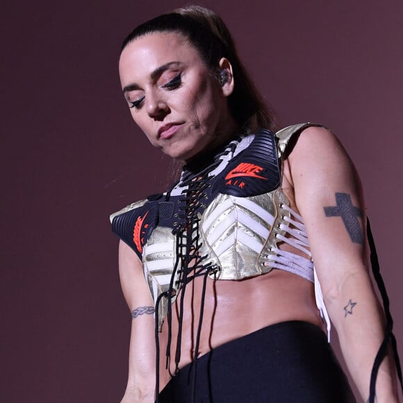 Melanie C (Mel C) en concert lors du Pride festival à Stockholm en Suède, le 31 juillet 2019 © TT Kod