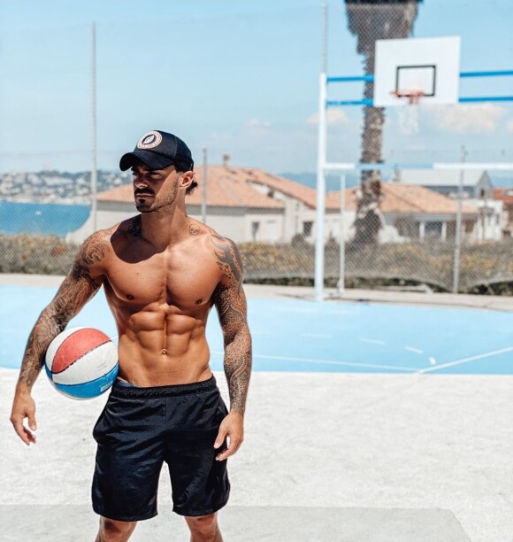 Benjamin Samat basketteur sexy sur Instagram, le 21 mai 2020