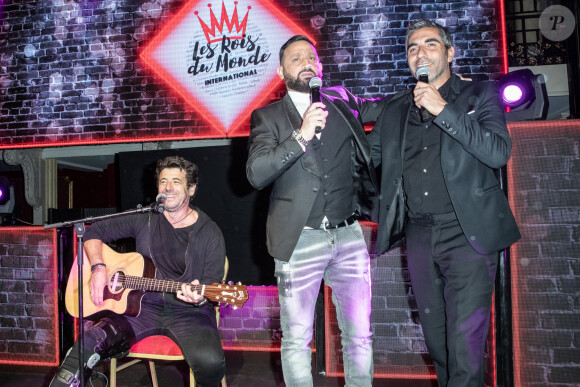 Exclusif - Patrick Bruel, Cyril Hanouna, Ary Abittan - 8ème gala de l'association "Les Rois du Monde" avec un plateau d'artistes et une vente aux enchères au profit des enfants défavorisés, orphelins et hospitalisés, suivi d'une soirée dansante à la Salle Wagram à Paris, le 2 mars 2020. © Cyril Moreau-Rachid Bellak/Bestimage