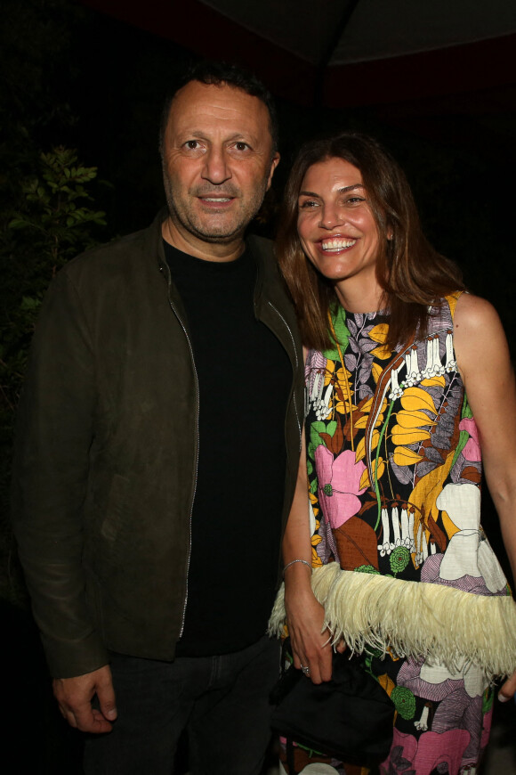 Exclusif - Arthur Essebag, Leslie Pariente lors de la soirée d'inauguration de l'Hôtel Lou Pinet et du restaurant Beefbar à Saint-Tropez le 11 juillet 2020. © Dominique Jacovides / Cyril Moreau / Bestimage