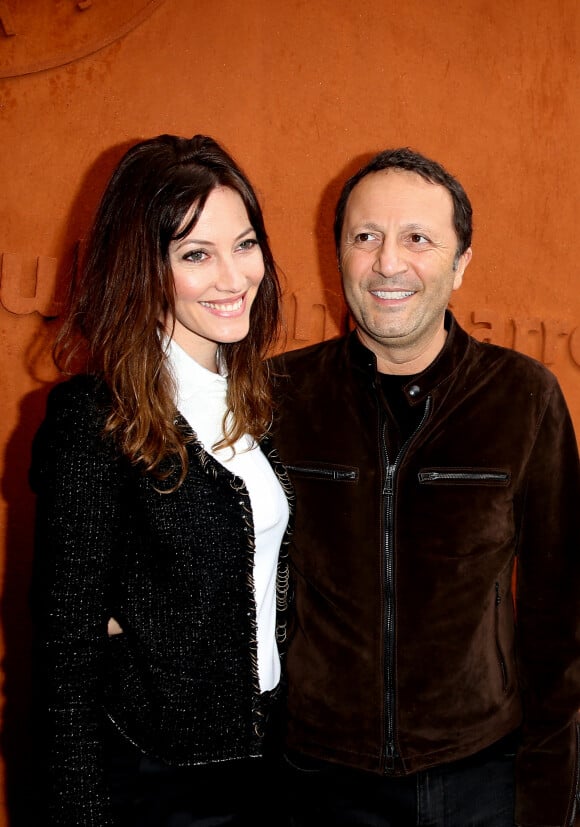 Mareva Galanter et son compagnon Arthur (Jacques Essebag) - People au village des internationaux de France de tennis à Roland Garros à Paris 5 juin 2016. © Dominique Jacovides / Bestimage