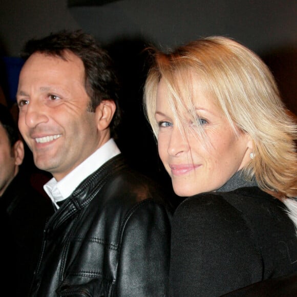 Arthur et Estelle Lefébure - Avant-première du film "Bienvenue chez les ch'tis" au cinéma UGC Cité de Lille. Le 18 février 2008.