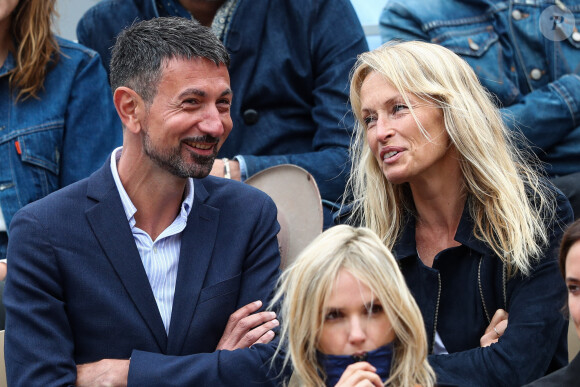 Estelle Lefébure - Célébrités dans les tribunes des internationaux de France de tennis de Roland Garros à Paris, France, le 7 juin 2019. © Cyril Moreau/Bestimage