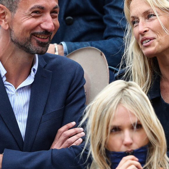 Estelle Lefébure - Célébrités dans les tribunes des internationaux de France de tennis de Roland Garros à Paris, France, le 7 juin 2019. © Cyril Moreau/Bestimage