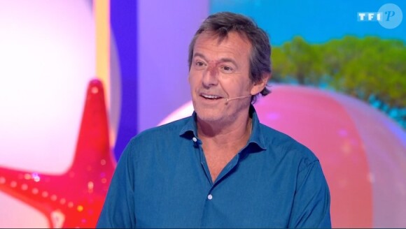 Jean-Luc Reichmann dans l'émission "Les douze coups de midi" sur TF1. Le 19 juillet 2020.