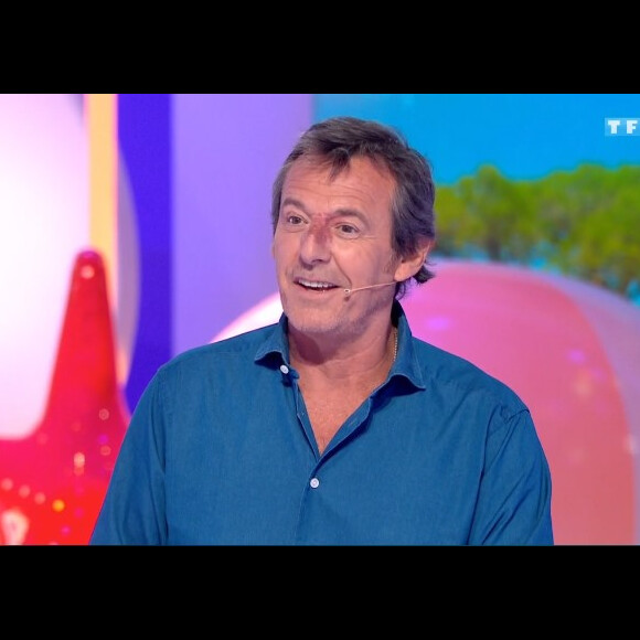 Jean-Luc Reichmann dans l'émission "Les douze coups de midi" sur TF1. Le 19 juillet 2020.