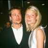 Gwyneth Paltrow et Brad Pitt à Londres en 1995.