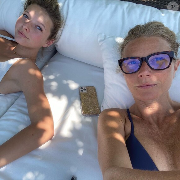 Gwyneth Paltrow et sa fille Apple sur Instagram, le 18 juillet 2020.