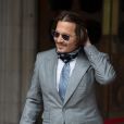 Johnny Depp arrive à la Royal Courts of Justice à Londres le 16 juillet 2020.