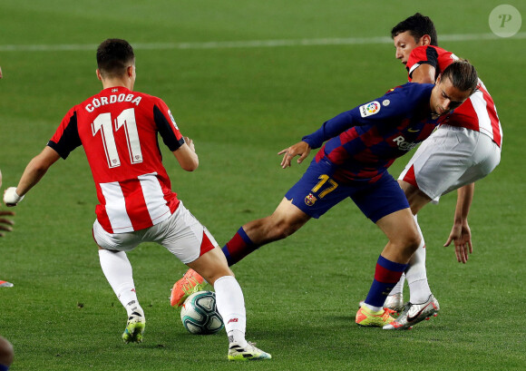 Antoine Griezmann lors du match FC Barcelone - Atletic Bilbao. Le 23 juin 2020.